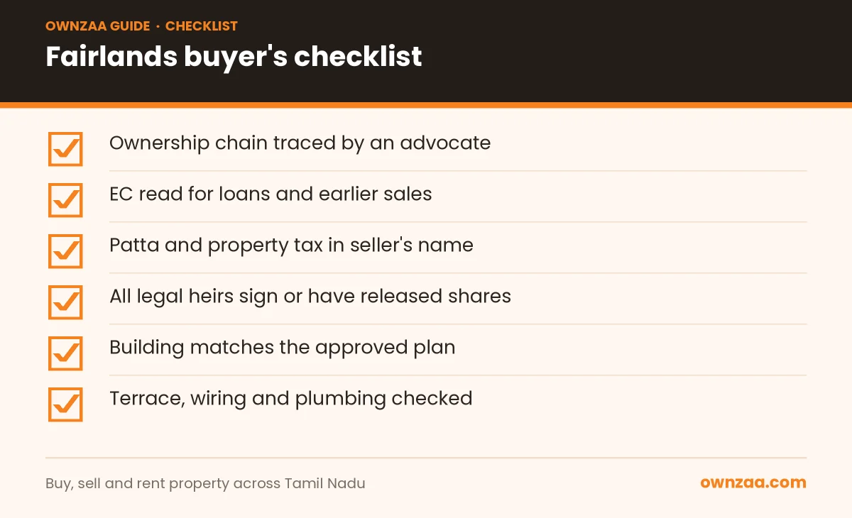 Checklist for buying an older home in Fairlands